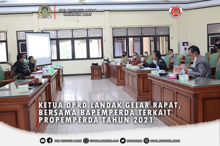 DprdLandak's tweet image. Ketua DPRD Landak Gelar Rapat Bersama Bapemperda Terkait Propemperda Tahun 2021

Sumber : MC DPRD Landak

#Dprd
#DprdLandak
#Propemperda
#PemkabLandak
#KabupatenLandak