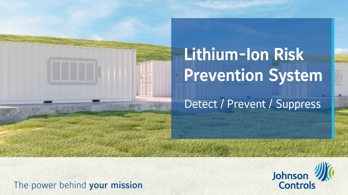 HygoodFire's tweet photo. Our new Lithium-Ion Risk Prevention System fully integrates with Fire Detection and Suppression Systems to shut down failing batteries prior to thermal runaway. https://t.co/oniu1tuF2D https://t.co/jnkYU0xRAU