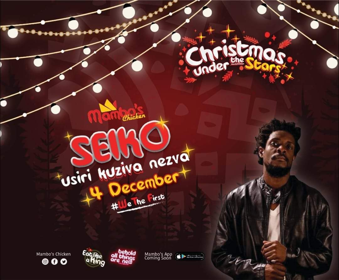 mamboschicken's tweet photo. Nhai maidei? Saka mukudei? Taneta nekuku nyengererai each and every day.
Data rapera ku postera iwe
For these and other bars come through on the 4th😅
#ChristmasUnderTheStars
#WeTheFirst
#MambosChicken https://t.co/izjx08GQxN