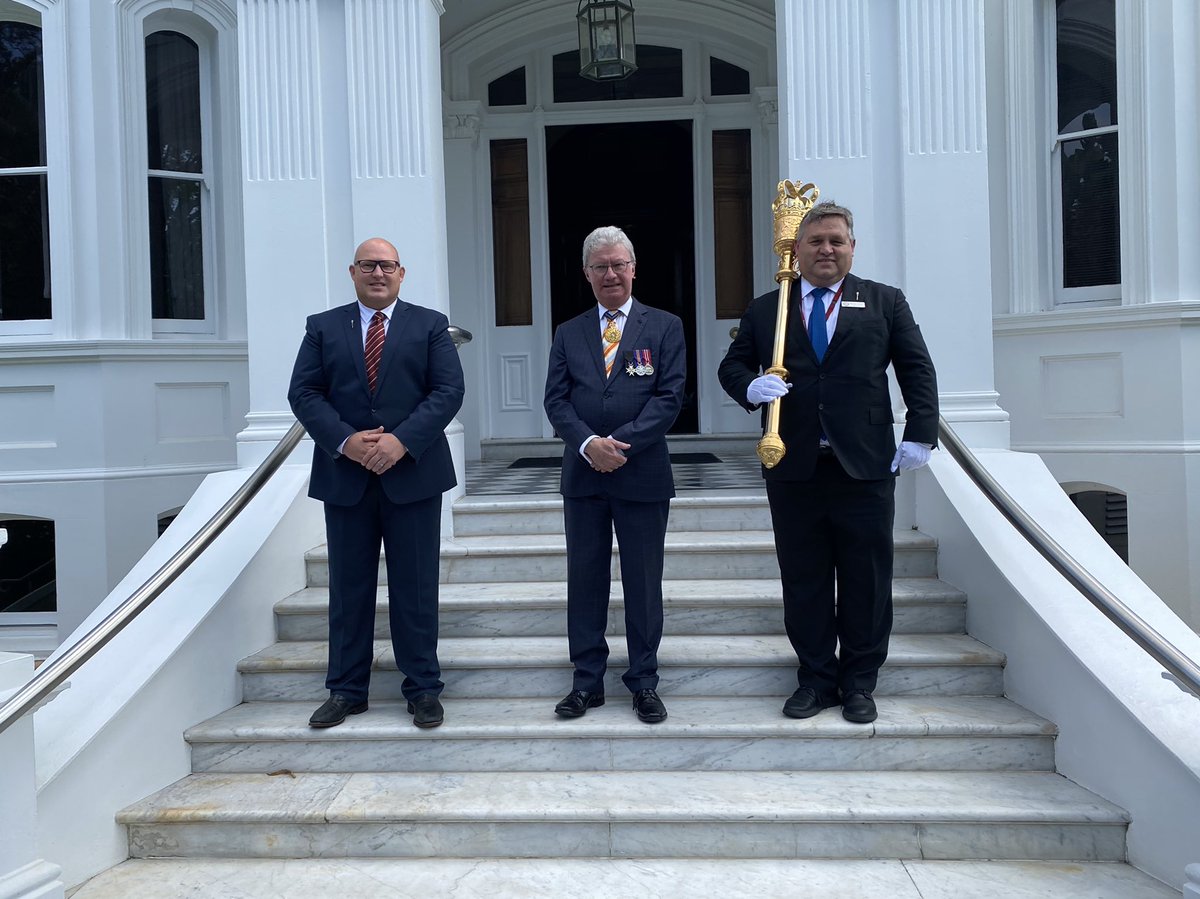 The Legislative Assembly’s choice of Speaker @Curtis_Pitt_MP was today formally presented to the Governor at a special ceremony known as the ‘Royal Approbation’ ahead of tomorrow’s opening of the 57th #Qld Parliament #qldpol