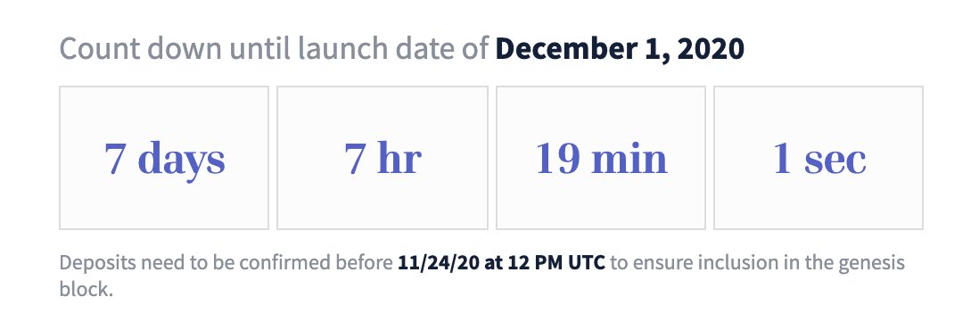 M31Mining's tweet photo. ETH2.0 deposit contract minimum deposit threshold has been met!
M31 Mining is proud to be running validators & help usher @ethereum into Phase 0 ⛏ https://t.co/z0e0uQZhva