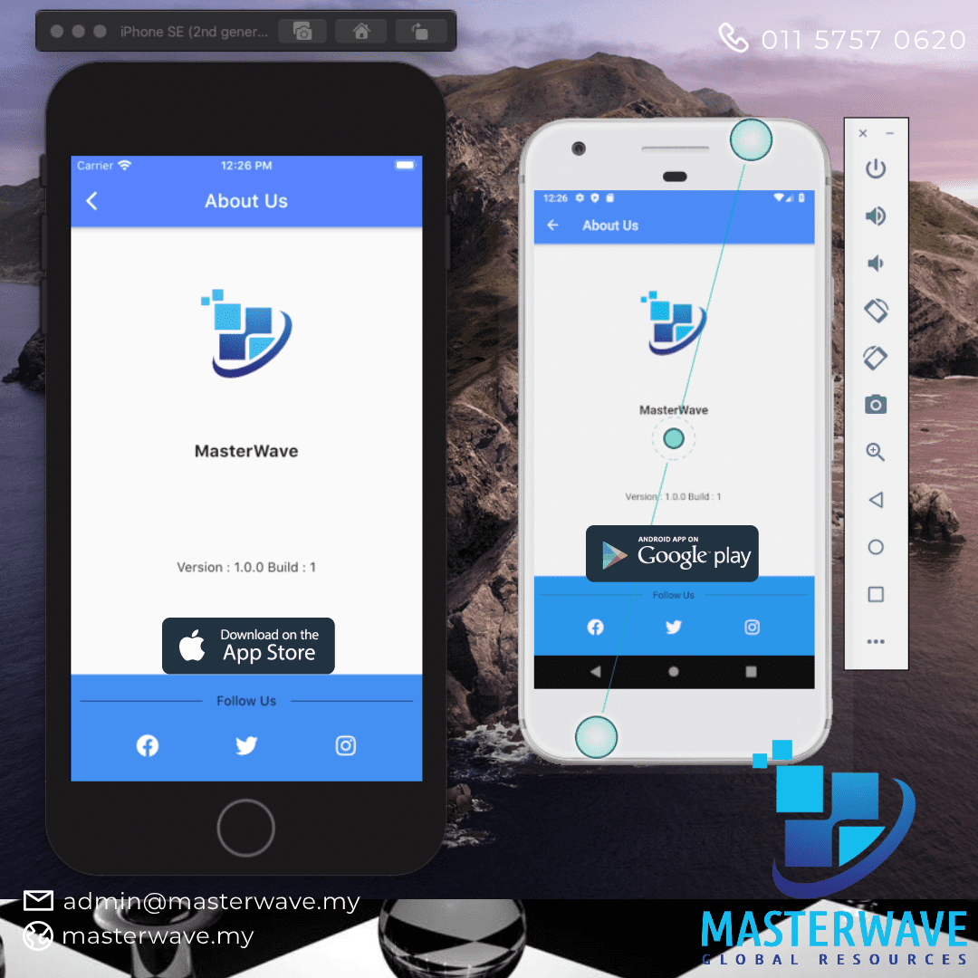 master_wave's tweet photo. #MasterWave dengan teknologi terkini mobile apps, dapat dibangunkan untuk dua platform iaitu #Android dan #iOS sekali gus.
https://t.co/7o32mwrKxy https://t.co/ygQHeIMLjt