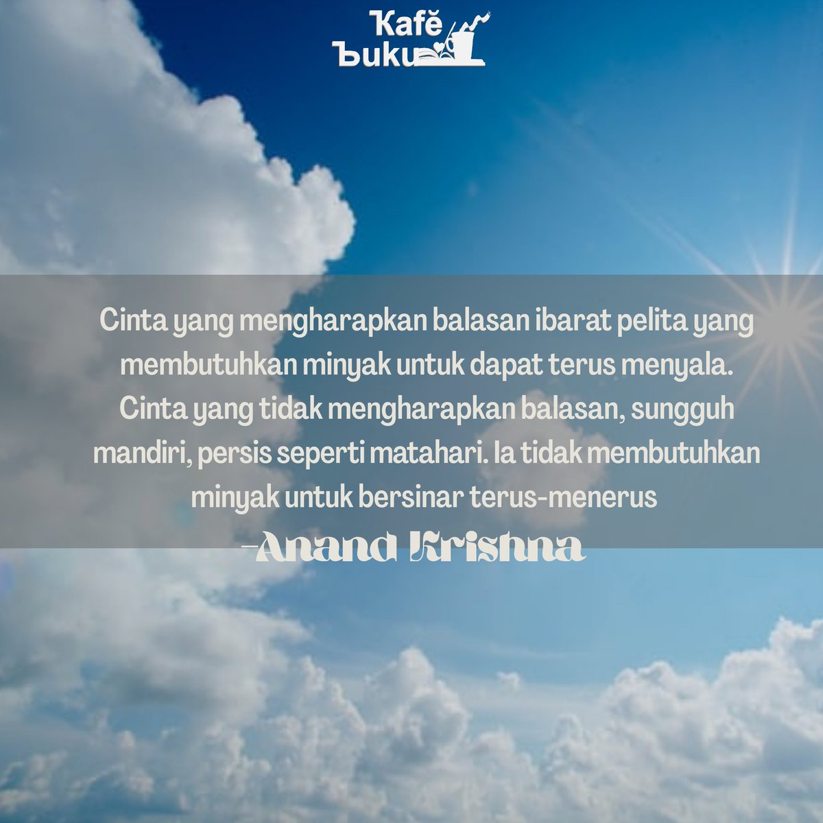 k4febuku's tweet photo. Mengalir bsm #Simfoni Ilahi hidup kita menjadi penuh makna bagi diri sendiri & sesama.
Selami #kebijaksanaan #sophie yg tak lekang wkt & jd dambaan semua pengembara #rohani
#bukugpu #pemberdayaandiri #bukuanandkrishna #puisisenja #syairkehidupan #HazratInayatKhan #bahasajiwa https://t.co/qAGq2ohZG6