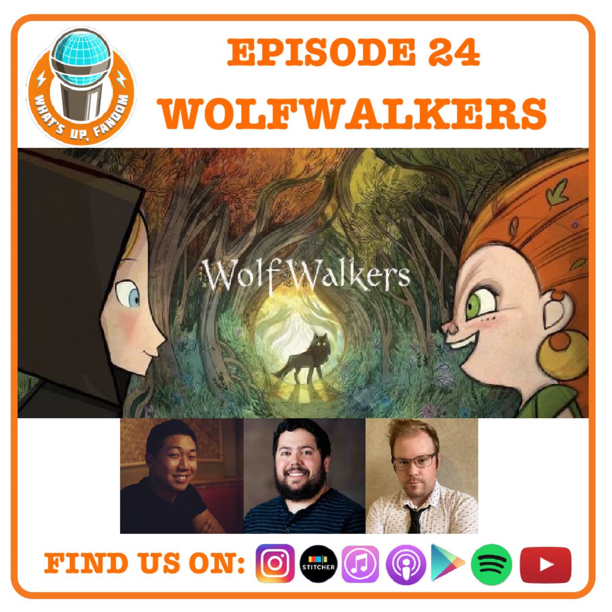 TallDarkNotUgly's tweet photo. Had the pleasure of chatting with some animation aficionados about this gem @CartoonSaloon and @GKIDSfilms made. Hope you check out the film, and the shows that made this episode possible! #watchwolfwalkers #podcast #cartoonsaloon #gkidsfilms #nerdon #whatsupfandom https://t.co/8wJvlfIPsM
