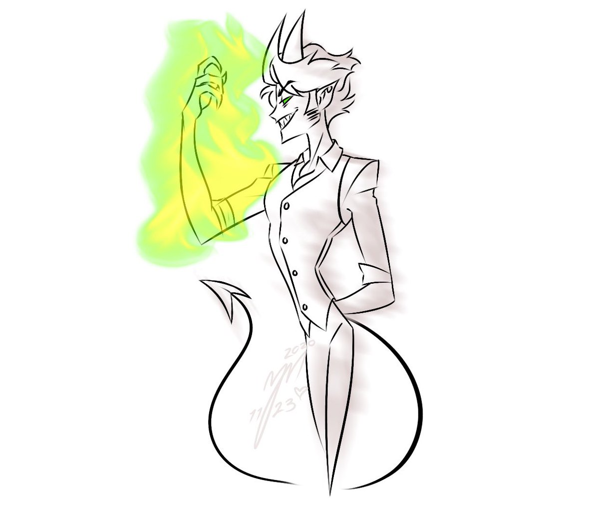 Maple_Mess's tweet image. Finding time for my Boi 
#baraqiel #oc #maplemess