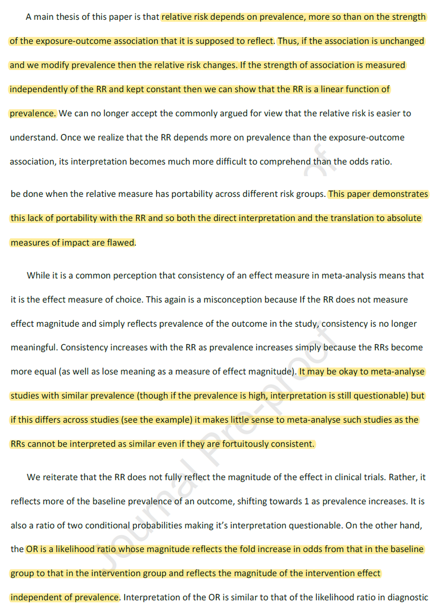 James Deardorff Questionable Utility Of The Relative Risk In Clinical Research A Call For Change To Practice Odds Ratio Measures Solely The Effect Magnitude And Has No Relationship