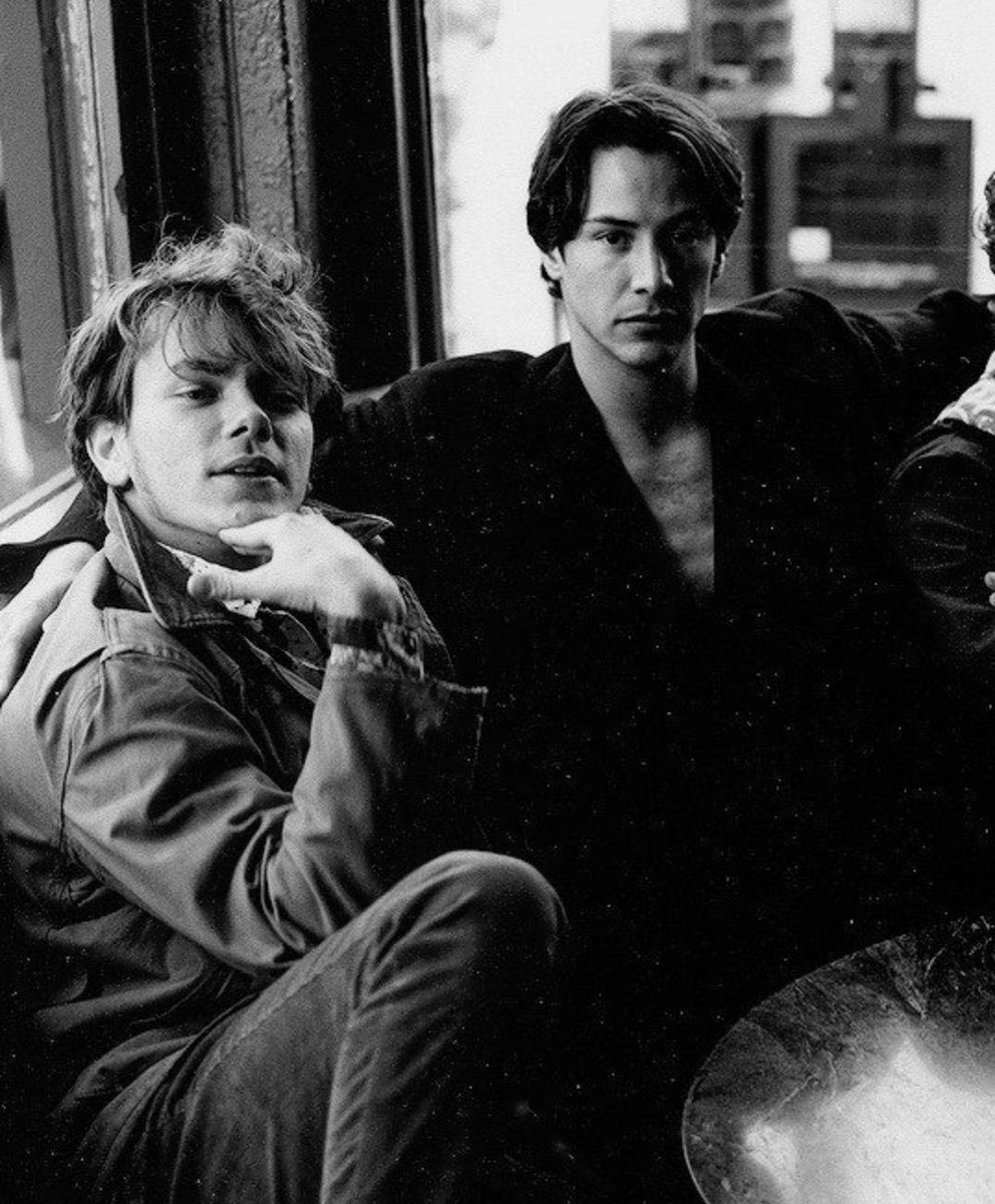 7: River Phoenix AND Keanu Reeves. They share one because the pics of them together are what I want to be