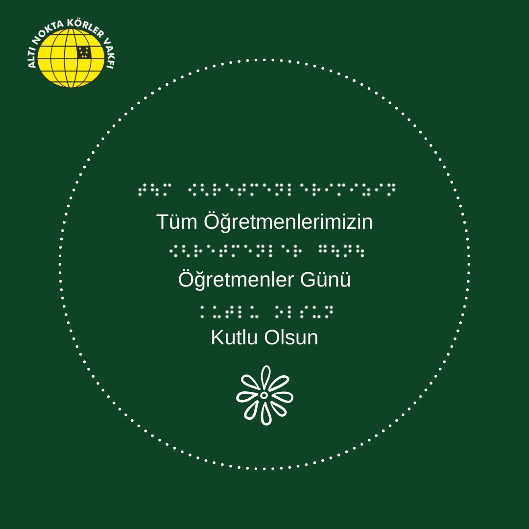 Tüm öğretmenlerimizin Öğretmenler Günü kutlu olsun.
