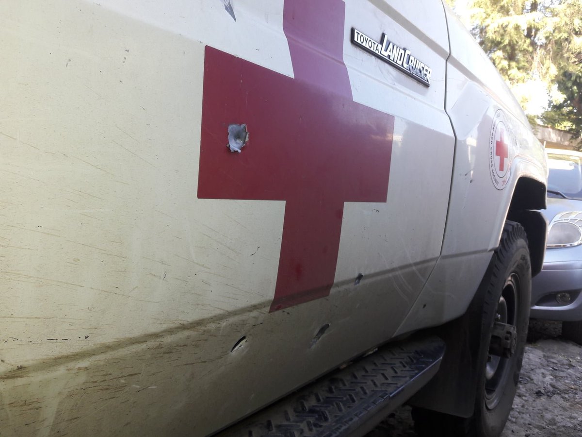 Last week, three ambulances were attacked, according to the Ethiopian Red Cross Society. Details of the incidents remain unclear, ICRC stated, but it's “a worrying sign that medical workers and first responders are not being respected and protected”.  https://www.facebook.com/EthiopianRedCross/photos/a.473697792717240/3514309778656011/