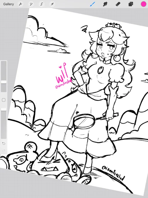 just drawing the love of my life 