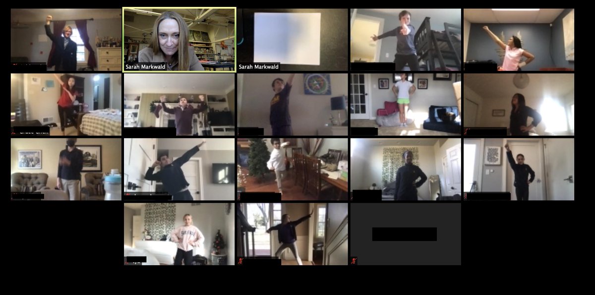 What's your superhero pose?  These kiddos are ready to embark on our Journey of a Hero project! I love the enthusiasm our 6th-grade artists bring to this unit every year! <a href="/LifeAtUSM/">Lucas Spielman</a> #usmfac #TAB #arteducation #arted