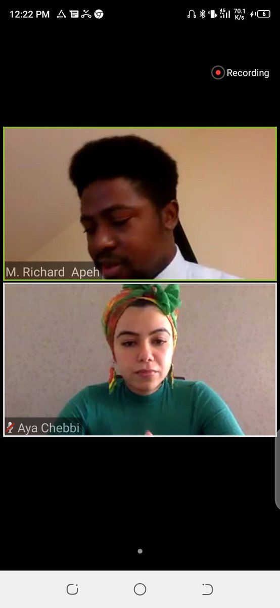 AndPyla's tweet photo. The first session was amazing, we can't wait for today's session
#YouthLeadership
#TheAfricaWeWant
@halimahima
@Atlas4Dev 
@aya_chebbi 
@The2063Academy 
@hatimelotmani 
@AUYouthProgram https://t.co/wWKCuVgf08