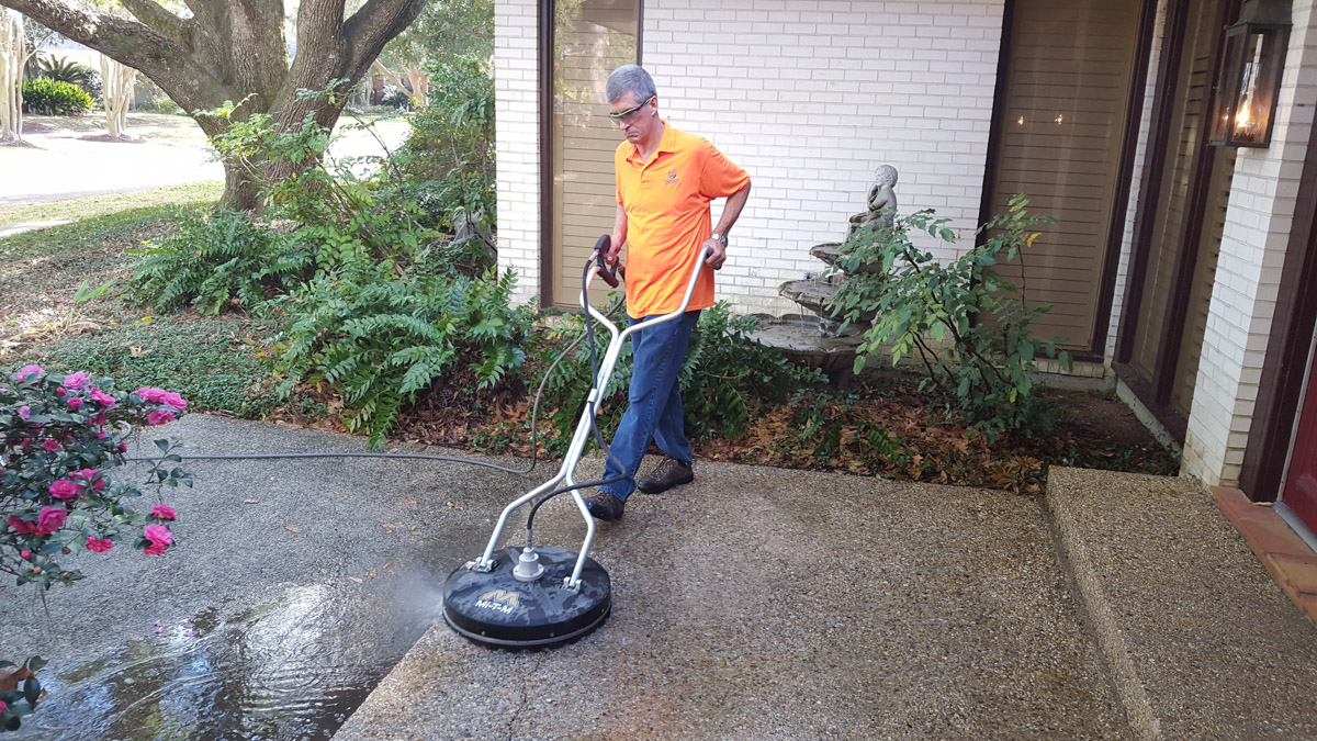 We clean the worst concrete surfaces. 225.936.3310 #batonrougepressurewashing #batonrouge #batonrougebusiness #batonrougerealtor