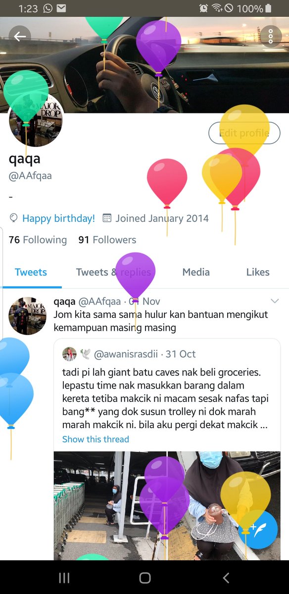 AAfqaa's tweet photo. Tq twitter https://t.co/OrTCj0BtbZ