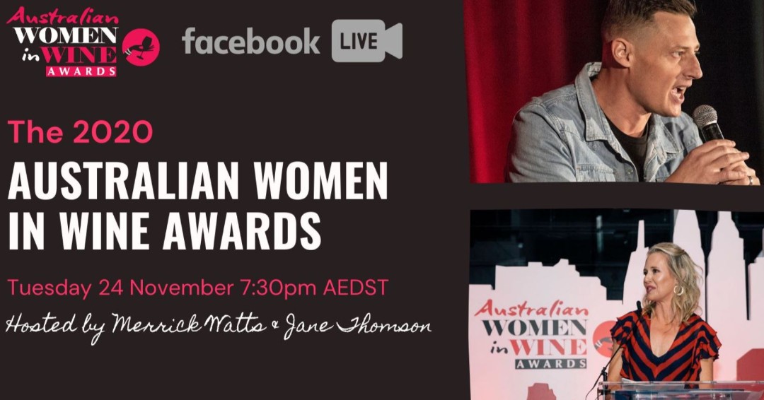Don't forget! The #AWIWA Australian Women In Wine Awards are presented tonight!
Tune in here at 7.30pm AEDST. facebook.com/events/2404054…