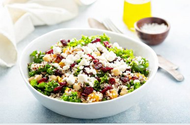 fiverr.com/s2/ea8a8a0d80?…

Enjoy this "Kale Quinoa Salad Bowl with Vegan Cheese"