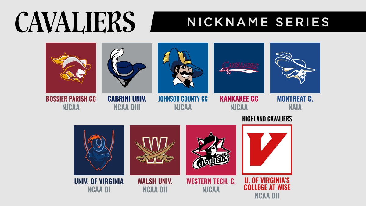 Have to follow that with the  #cavaliers, whose styles are similar to the pirates & bucs. We see some more of the tricorne hats adorned with feathers and also sabres in addition to swords. Seems like mustaches are a must. Virginia's is new from this summer.