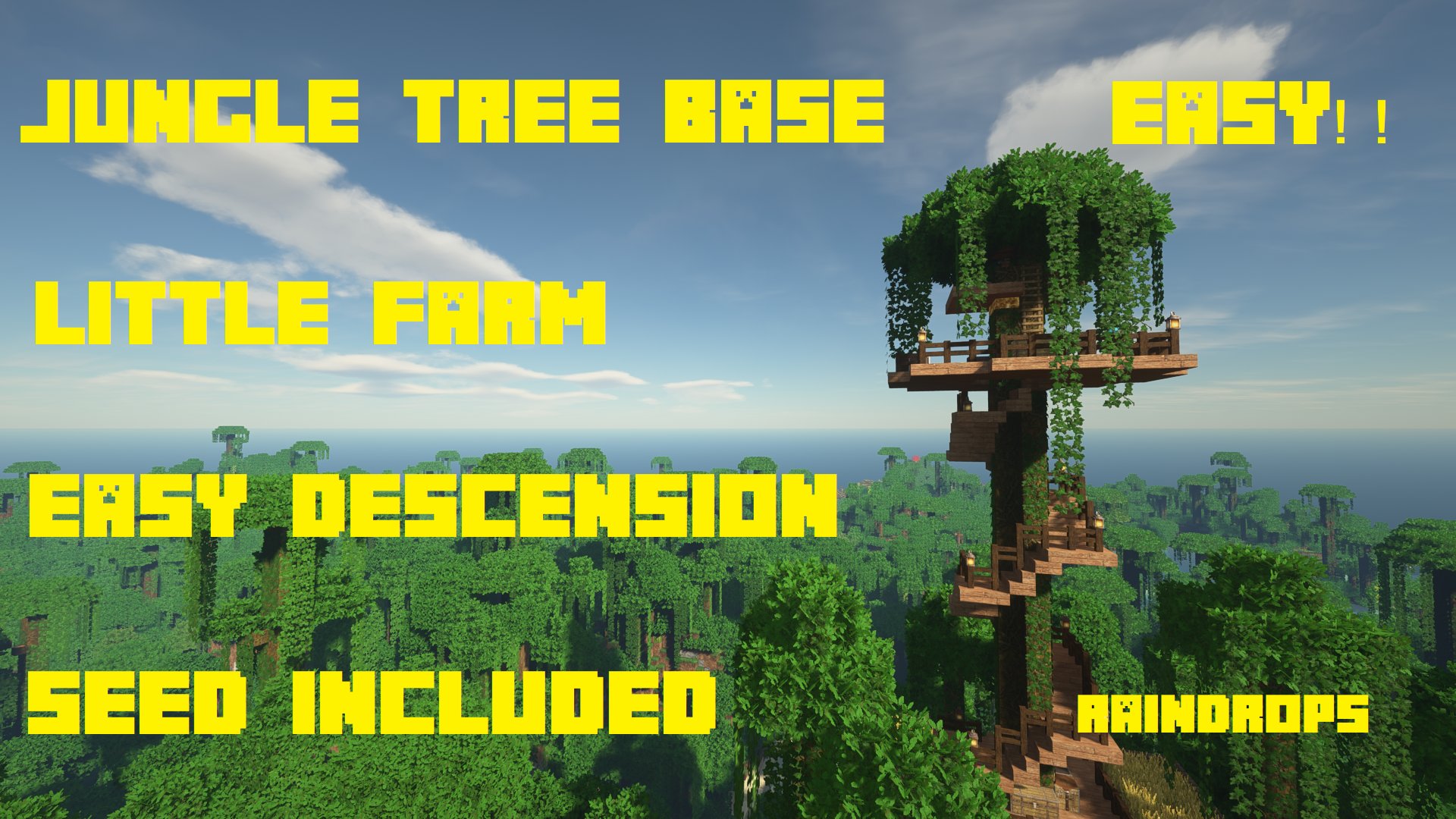 Jungle Tree Minecraft Pe