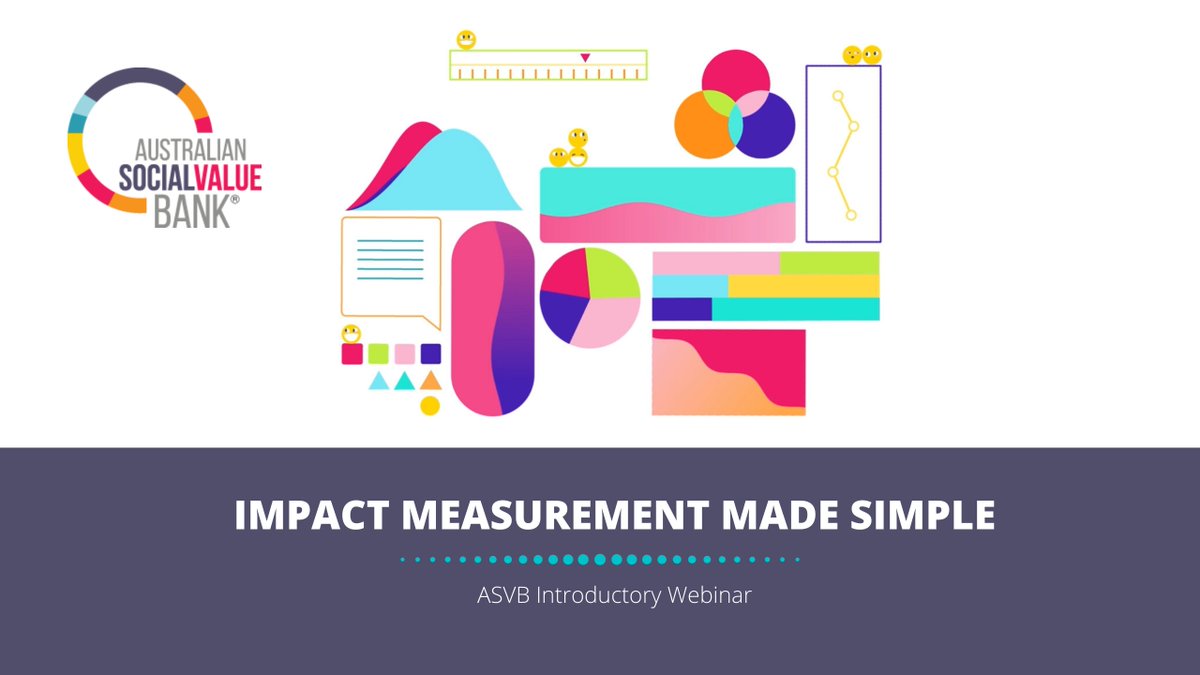 Our final webinar series of 2020 - DON'T MISS OUT!
If you want to find out more about the ASVB and how you can use it  to communicate the social value your programs create, join me for lunch on Wednesday 2nd of December.
Register here: ow.ly/ARu650CsXFQ
#socialvaluematters