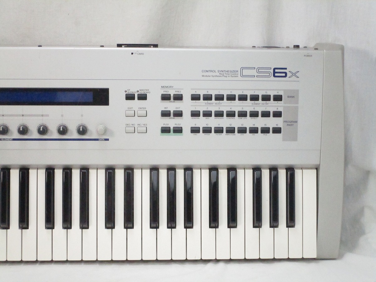 ishibashimusic's tweet photo. 【中古】YAMAHA / CS6x
EX直系のサウンドと究極のコントローラビリティを搭載したシンセサイザー。
多少傷はありますが通常使用は問題ありません。
#yamaha
#cs6x
^横浜店
https://t.co/HcE0U1CAz6 https://t.co/cFCVJptegB