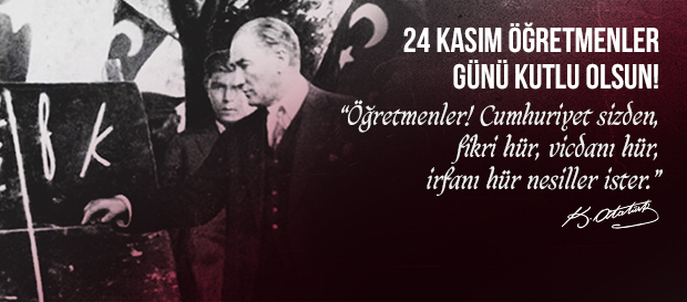 Tüm Öğretmenlerimizin Öğretmenler Günü Kutlu Olsun..