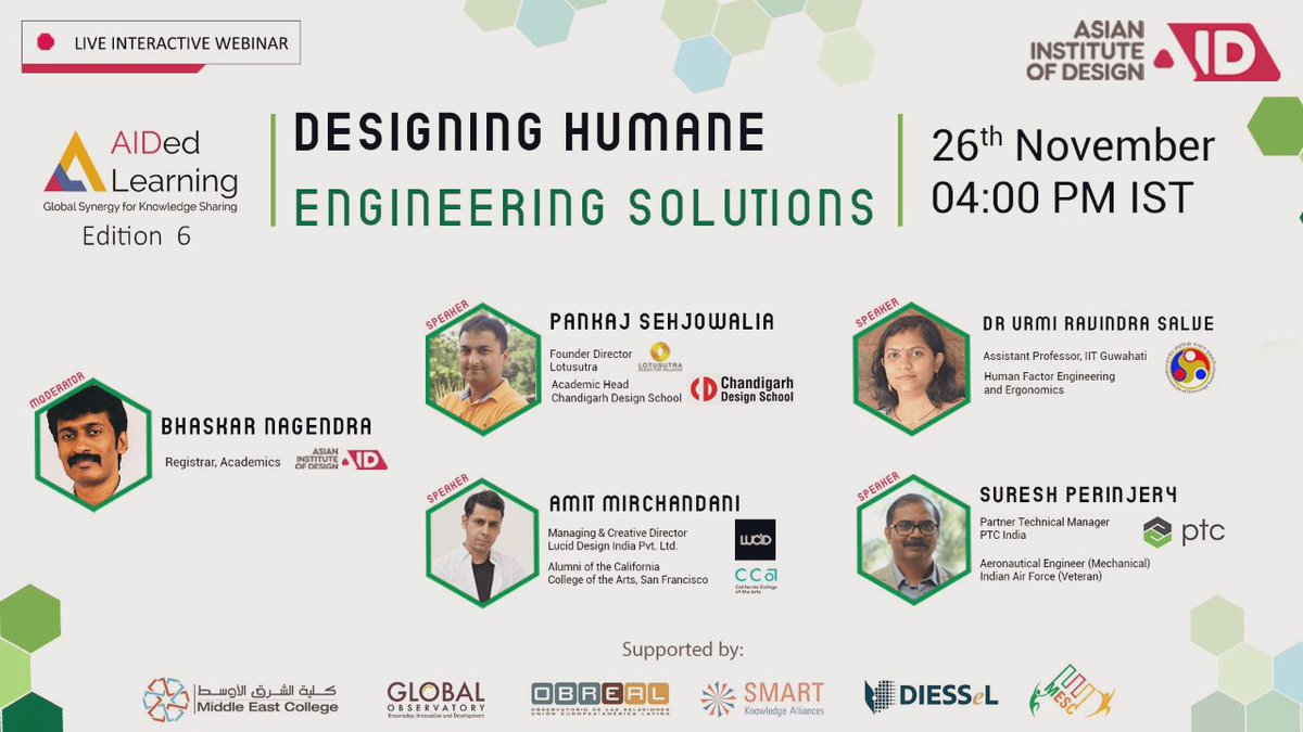 OBREAL_'s tweet photo. #aidedlearning. Join our colleagues from @aid_bangalore next ๐๐พNov 26th at 16hs IST. Registration open ๐๐พ https://t.co/HXT1rK4gzt ๐ฎ๐ณ๐ฎ๐ณ๐. https://t.co/aqq4IerR7G