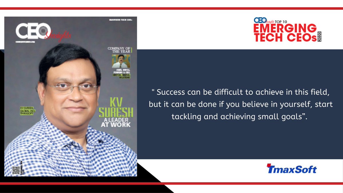 CEO__Insights's tweet image. A Leader At Work

@TmaxSoft , Key for success is harmonizing the product vision with all stakeholders, employees while ascertaining market conditions from each one of them.

Read more: bit.ly/395jAGm

#infrastructure #virtualdatacenter #technology #softwarecompany