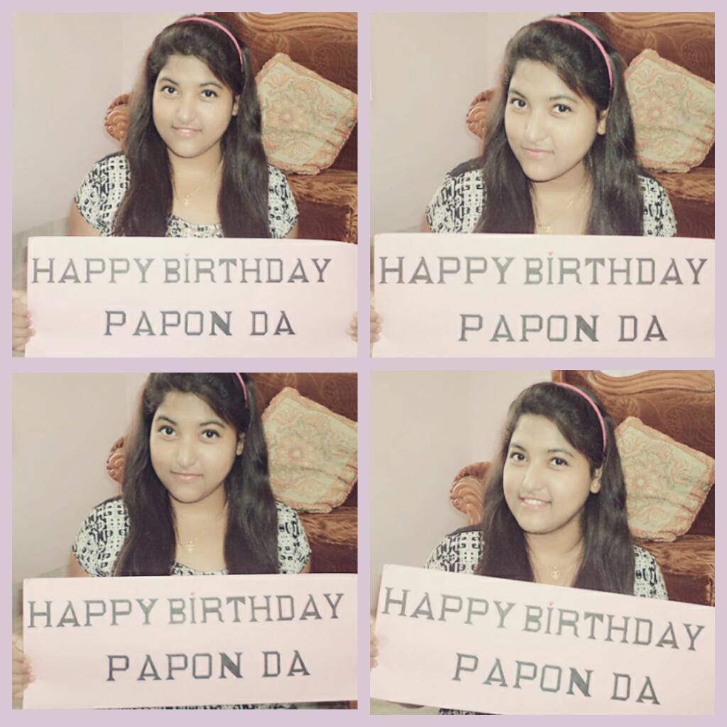 madhu_deka's tweet photo. Happy birthday to my very favorite person @paponmusic . ❤️
I want to wish you all the love and happiness in the world,all of which you deserve.🤗
I LOVE YOU ! 
#ThrowbackPicture2015 https://t.co/Iln6d8kgtJ