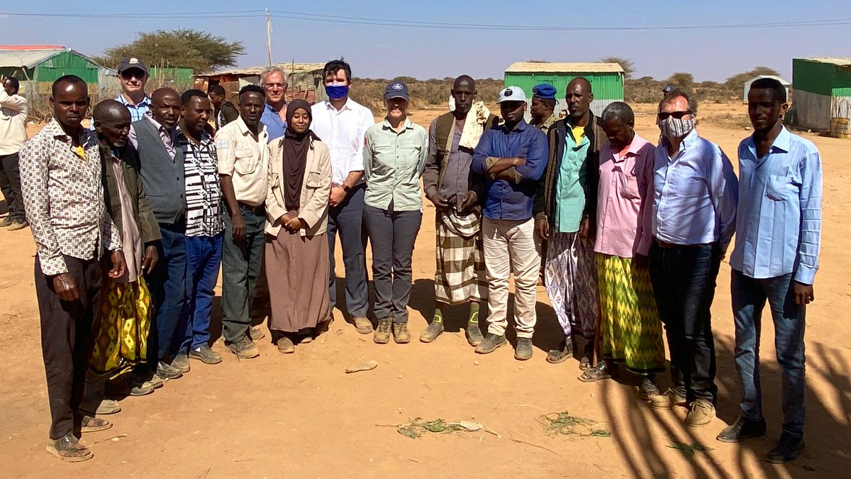 StuartBrownFCDO's tweet photo. Ina Guuxa is an important border crossing for Ethiopian livestock destined for Berbera. Heard from community leaders how new Hargeisa-Awaare road will enhance trade &amp; economic development. Mine clearance delivering benefits but contamination on Ethiopian side remains a challenge. https://t.co/hRKtCO38QZ