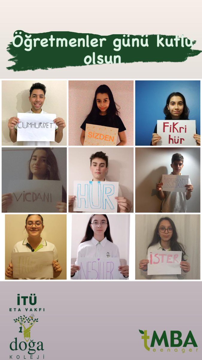 Değerli öğretmenlerimizin öğretmenler gününü kutlarız💐<a href="/sisli_doga/">DOĞA KOLEJİ ŞİŞLİ KAMPÜSÜ</a> <a href="/BetulErok/">Betül EROK</a> <a href="/JalanGK/">Kote</a>