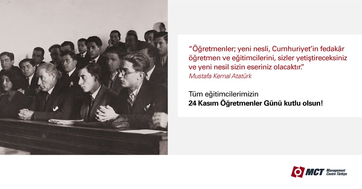 MCT_Consulting's tweet photo. 24 Kasım Öğretmenler günü kutlu olsun! https://t.co/pEqdYNFHpT