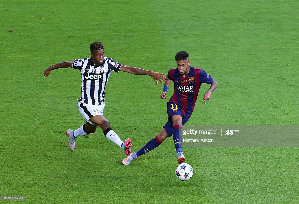 Coman joined Juventus in 2014, scored his first professional goal in the last 16 of the Coppa Italia, against Hellas Verona in a 6–1 win. Coman played his first champions league final with Juventus in 2015, against Barcelona which they lost 3-1 , where he appeared as a substitute