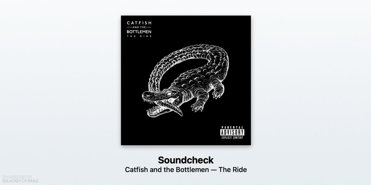 dmcooper's tweet photo. Soundcheck by Catfish and the Bottlemen #NowPlaying on #SilicioForMac
https://t.co/tQ5v3aftsi https://t.co/QWuPNPwK0G