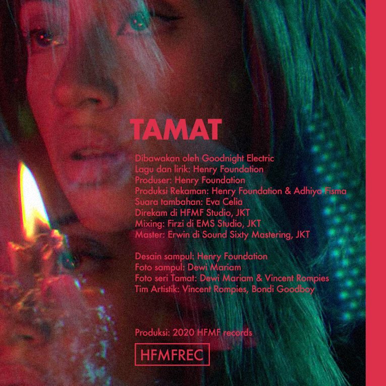 Goodnight Electric Tamat akan tersedia Kamis, 26 Nov 20 di semua platform toko musik digital kesayangan anda #goodnightelectric #tamat