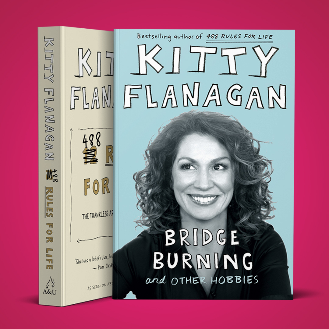 AllenAndUnwin's tweet photo. Before Kitty Flanagan was making #488Rules she was burning bridges... In these funny, true stories, Kitty provides advice you didn't even know you needed. #BridgeBurningAndOtherHobbies is a collection of laugh-out-loud, cautionary tales from one of Australia's favourite comedians https://t.co/b4BQgYnHqK