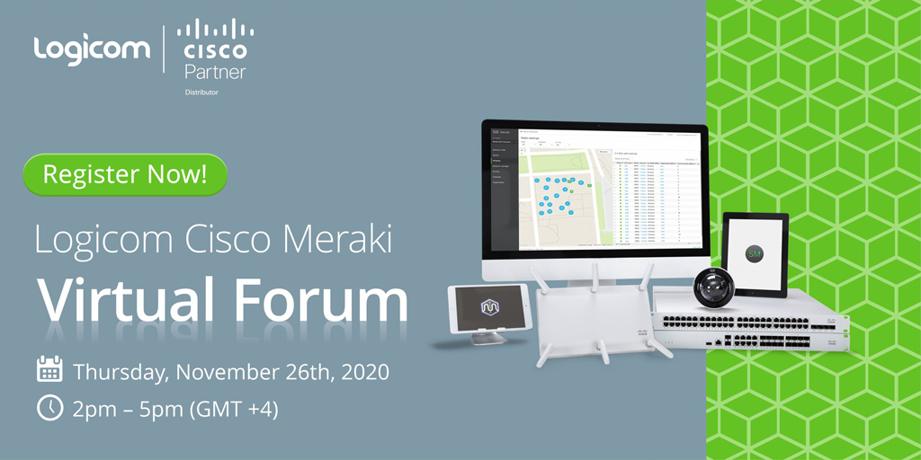 LogicomDisti's tweet photo. Join our #CiscoMeraki Virtual Partner Forum this Thursday, where our experts will reveal everything you need to know about #CloudNetworking & the #Meraki opportunity! Register free today: https://t.co/eXBFxdqOJo
#WorkSimple #LogicomCisco https://t.co/blAUkTGeCt