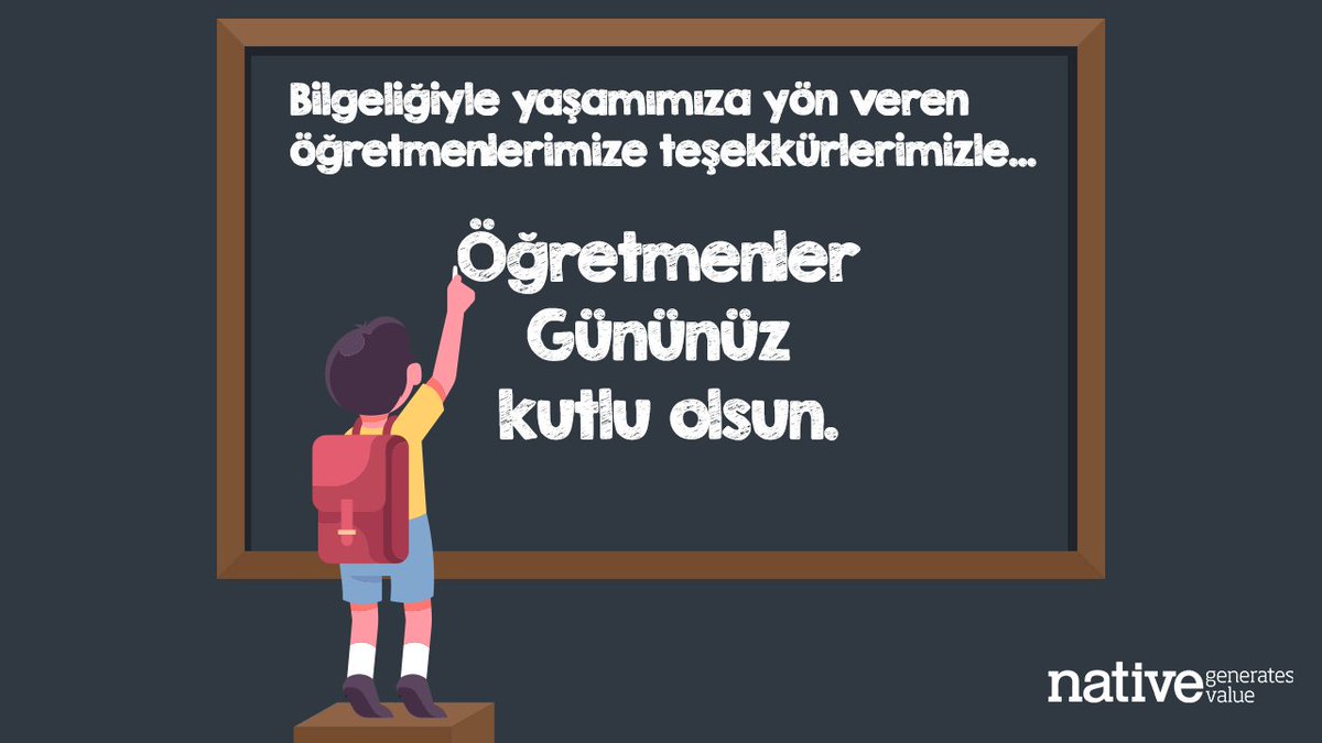 Bize değer katan, geleceğimize yön veren tüm öğretmenlerimizin Öğretmenler Günü kutlu olsun.  #24Kasım #ÖğretmenlerGünü