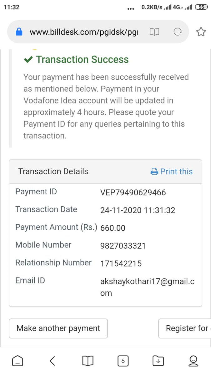 KothariAkshay17's tweet photo. @reliancejio  @ViVodaidea Please make a note of it and Restore services on 9827033321 urgent. https://t.co/0ECO47cijk