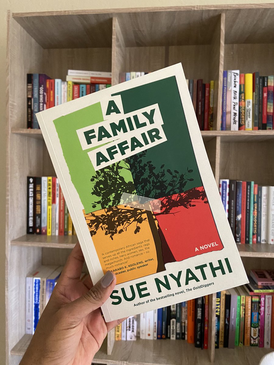 Book 36: A Family Affair by  @SueNyathi The last line of this book will stay with me for a long time. This is a riveting complex story of sisterhood, family and the place of religion in our lives. It is also a book about society pushes us into. A generational love story.