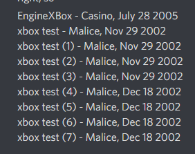 RazorStoJ's tweet photo. Turn out these files are stored on my Original Xbox Debug kit will be uploading the contents soon to alpha archive #OriginalXbox #DebugKit #Dev https://t.co/6PvVhDpuFE