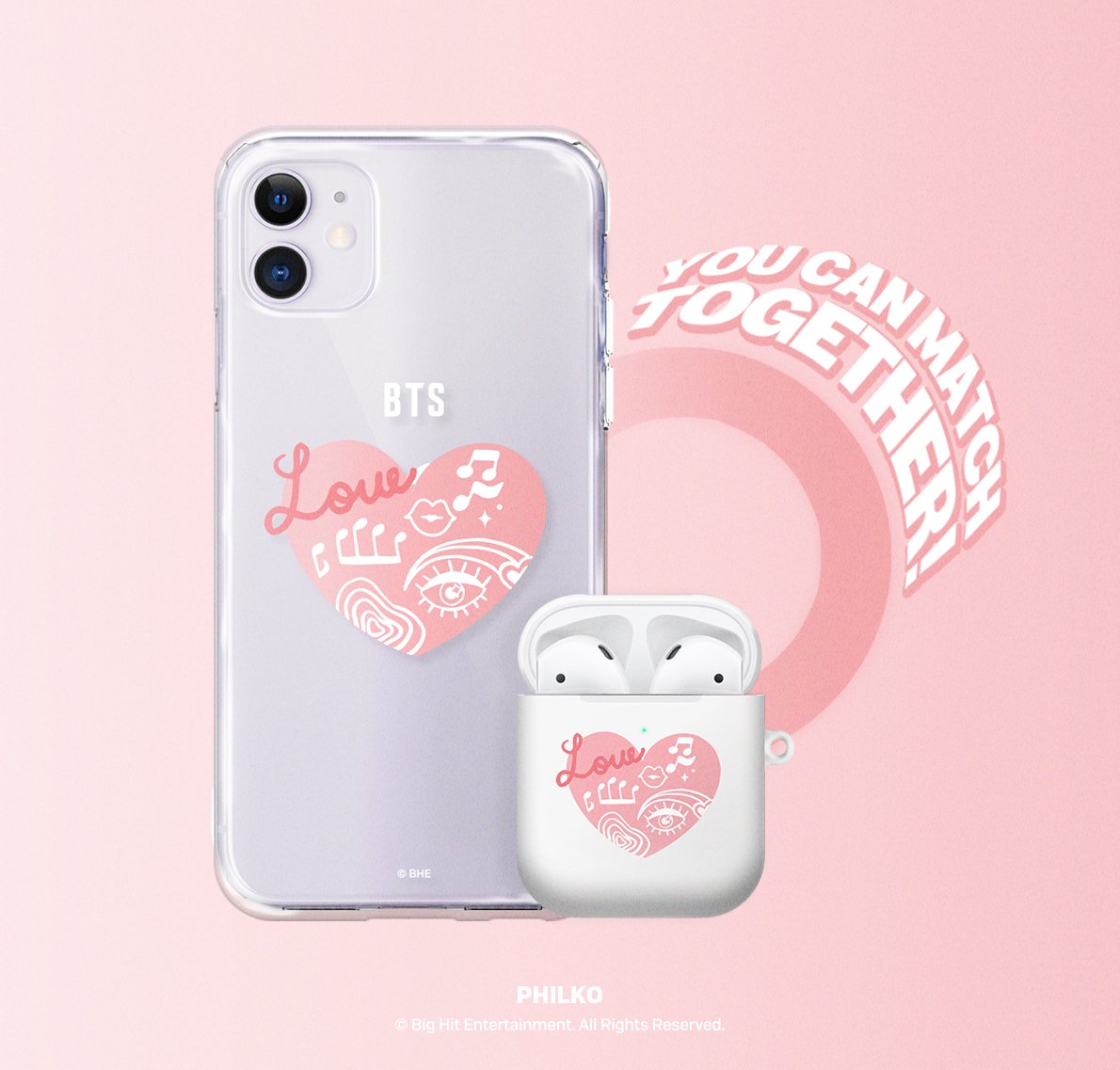 Philko_official's tweet photo. DNA theme Phone Case &amp; AirPods Case
You can match them together!
Clear TPU Case with white AirPods Case
#BTS  #PHILKO  
#BTS_DNA #BTS_DNA_PhoneCase
#BTS_DNA_AirpodsCase https://t.co/QSIAtqLHMR