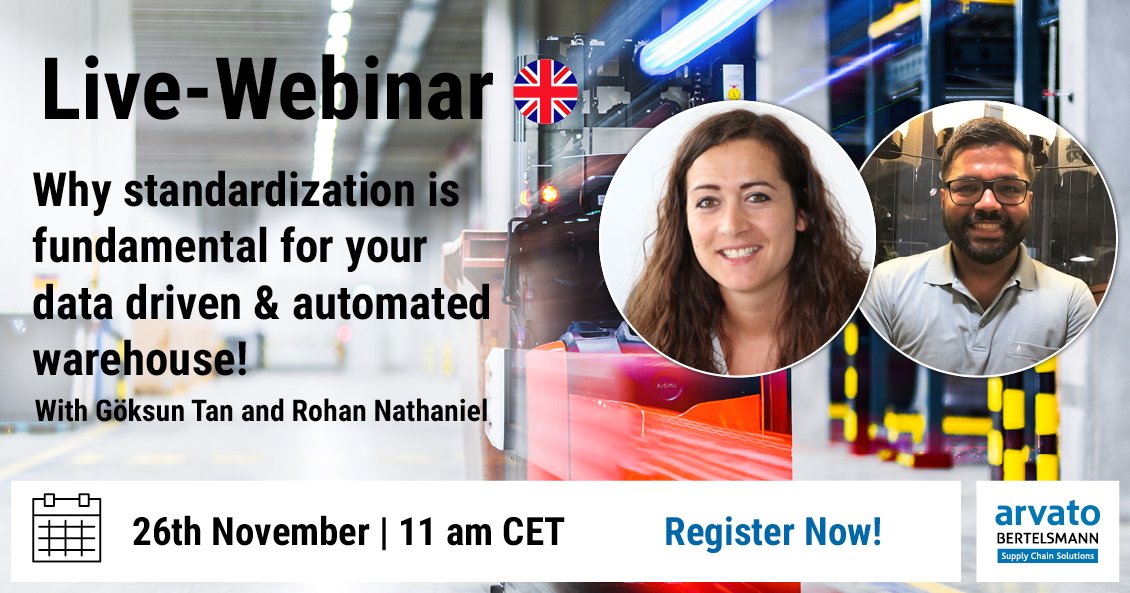 bit.ly/32XHeRl Becoming more data driven and increasing automation in your logistics setup will depend on your capacity to adhere to standards. We will share our learnings in a webinar. To register: bit.ly/32XHeRl #SCM