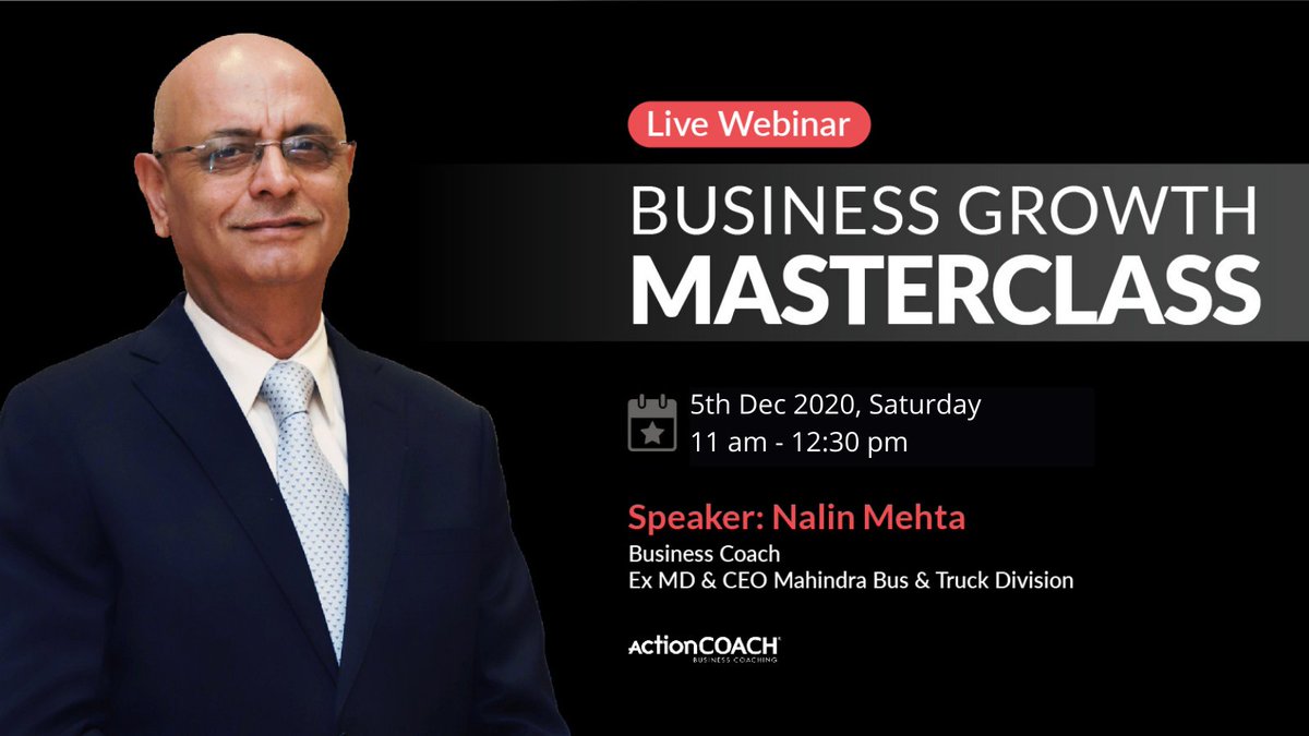 ExpandusCoach's tweet photo. Join business coach Nalin Mehta in this powerful 1.5-hour education packed webinar, you’ll learn how to move from chaos to control and build structure for growth. Registration Link - https://t.co/YrLCL8hm48 
#livewebinar #businesscoach #nalinmehta #actioncoach https://t.co/q1MCUQC12G