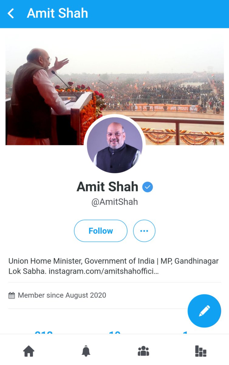 Amit Shah is also on Tooter. 