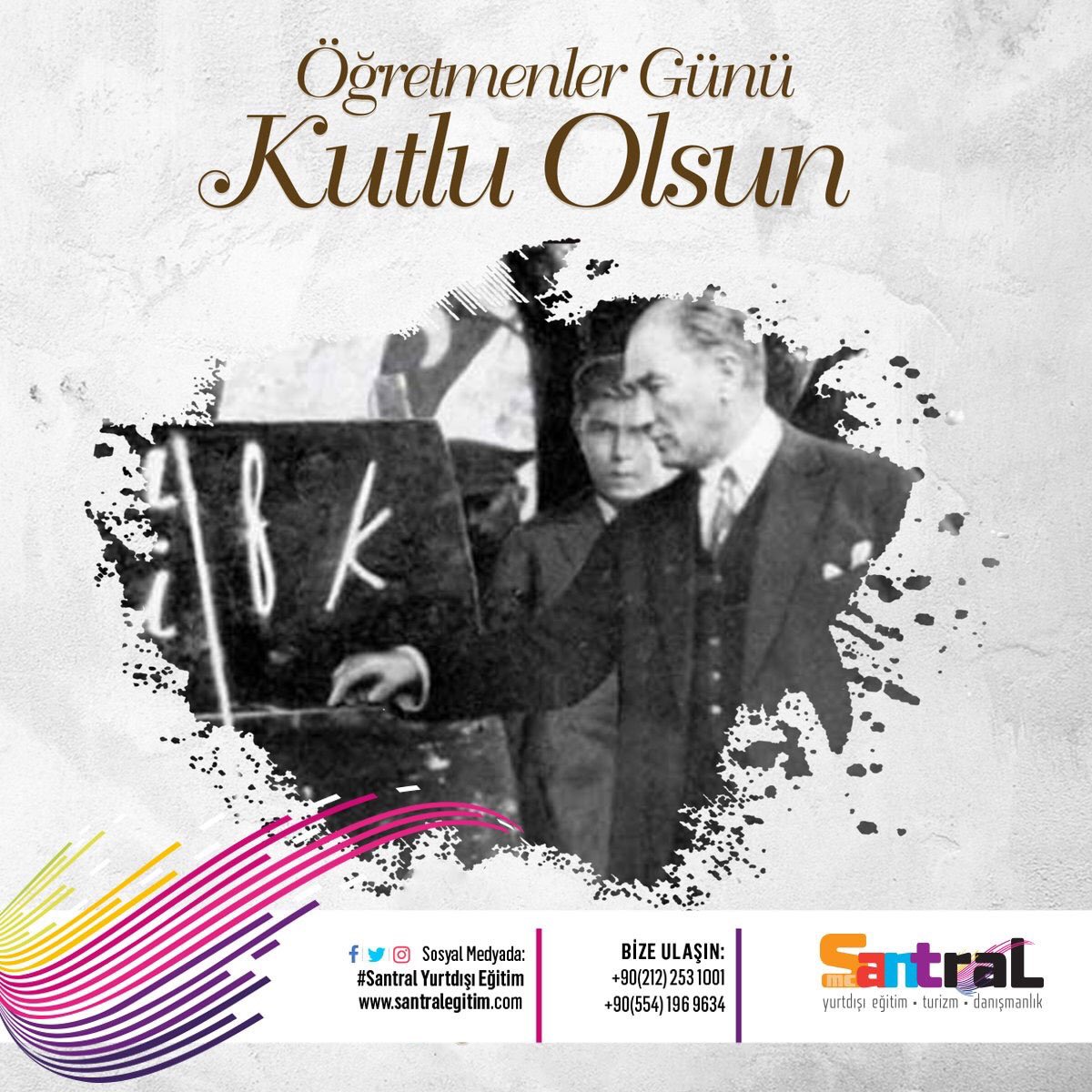 santralegitim's tweet photo. “Öğretmenler, yeni nesli, Cumhuriyetin fedakâr öğretmen ve eğitimcilerini, sizler yetiştireceksiniz. Yeni nesil, sizin eseriniz olacaktır!" - Mustafa Kemal Atatürk
Tüm öğretmenlerimizin Öğretmenler Gününü kutluyoruz, iyi ki varsınız!
#24kasım #öğretmenlergünü https://t.co/HbuPu8lxwS