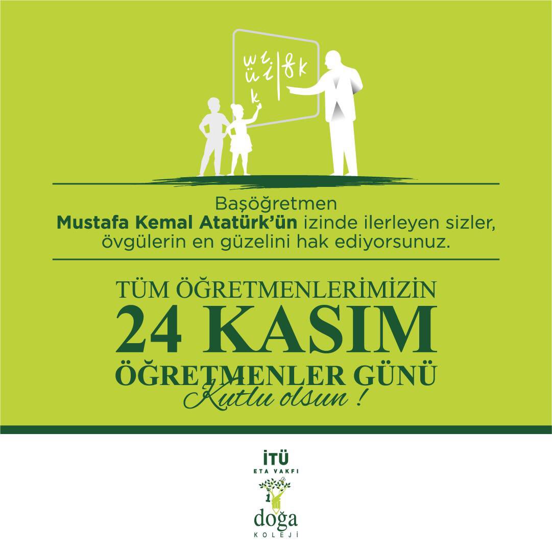 Başta Başöğretmen Mustafa Kemal ATATÜRK olmak üzere tüm öğretmenlerimin, meslektaşlarımın 24 Kasım Öğretmenler günü kutlu olsun. @gaziantepdogaa @drhalilgursoy @halil_a_duzgun @yusufyapici_yy