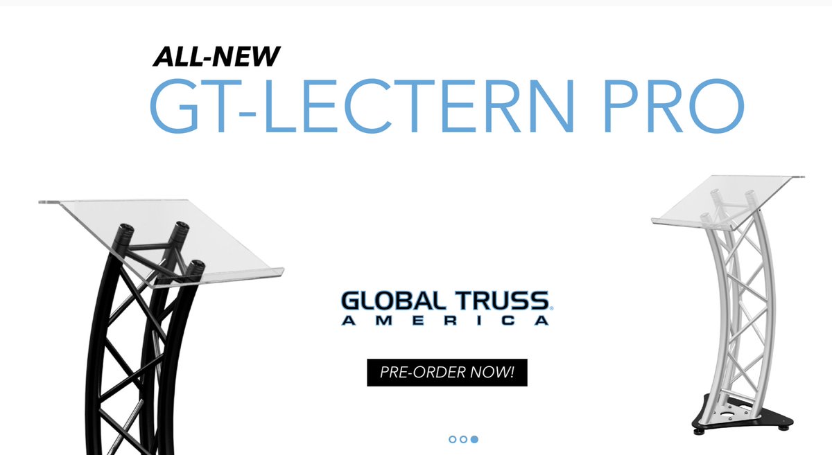 A podium with style? YES- the GT Lectern Pro looks so much cleaner than those ugly wooden podiums. How would YOU customize it?