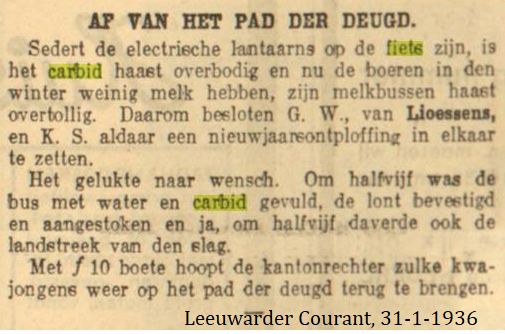 Hoe carbidschieten begon: