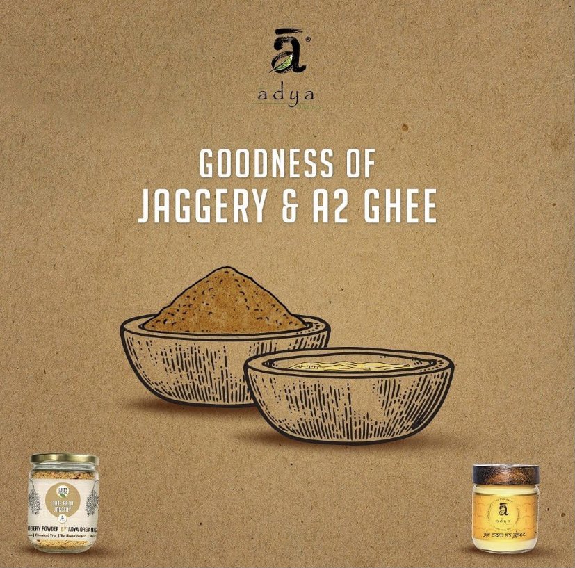 AdyaOrganics's tweet photo. The benefits of our Date Palm Jaggery (recommended by @LukeCoutinho17 ) and A2 Gir Cow Ghee are now coming to you in a new sweeter version, in form of these handmade scrumptious laddos! #adyaorganics #healthy #natural #pure #laddoo #organic #besanladdoo #datejaggery #A2ghee https://t.co/YEhmne8seB