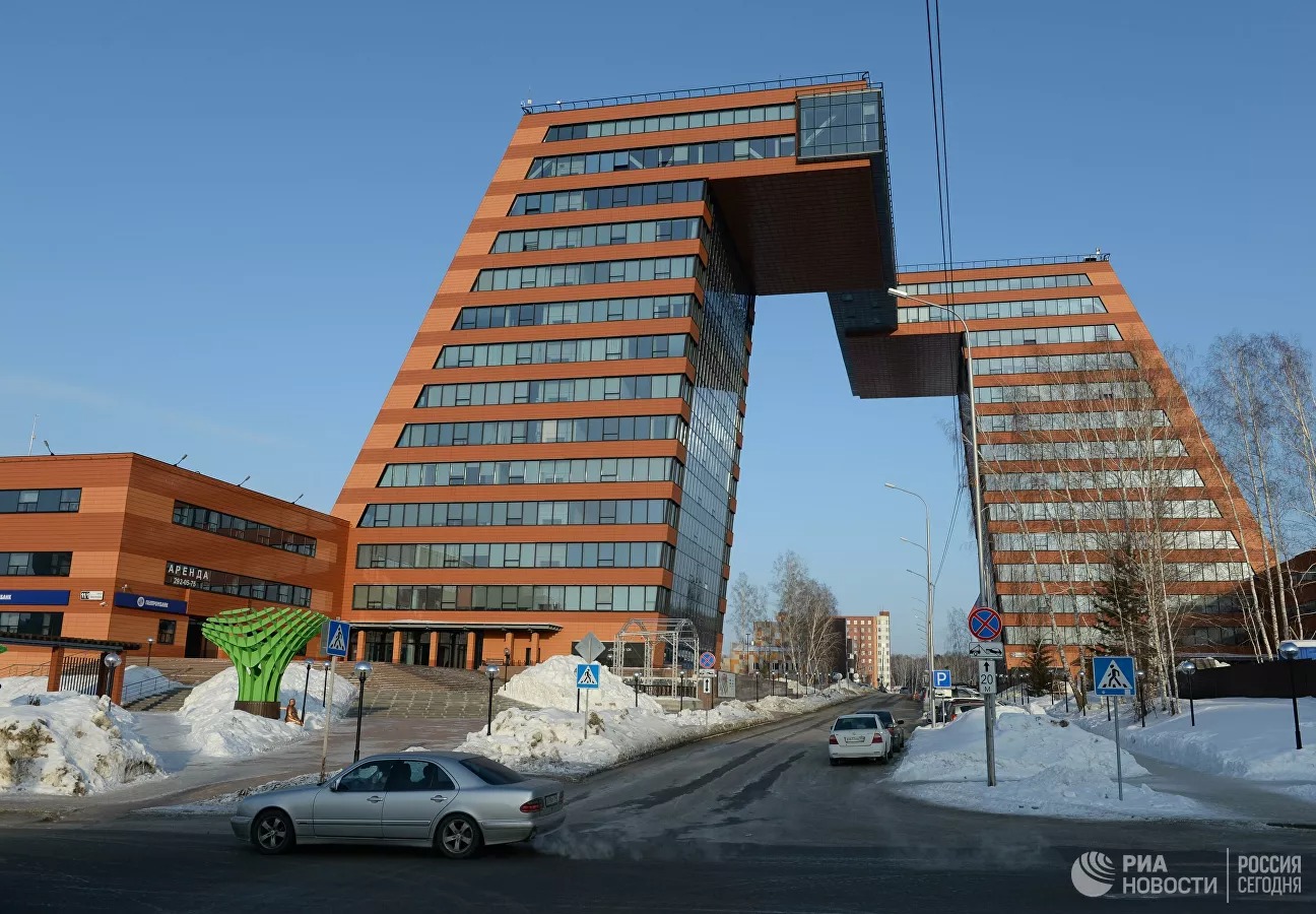 Технопарк Академгородок Новосибирск зима